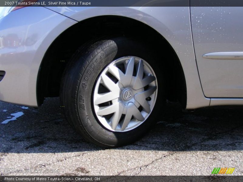 Silver Pine Mica / Taupe 2007 Toyota Sienna LE