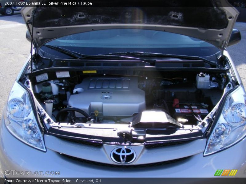 Silver Pine Mica / Taupe 2007 Toyota Sienna LE