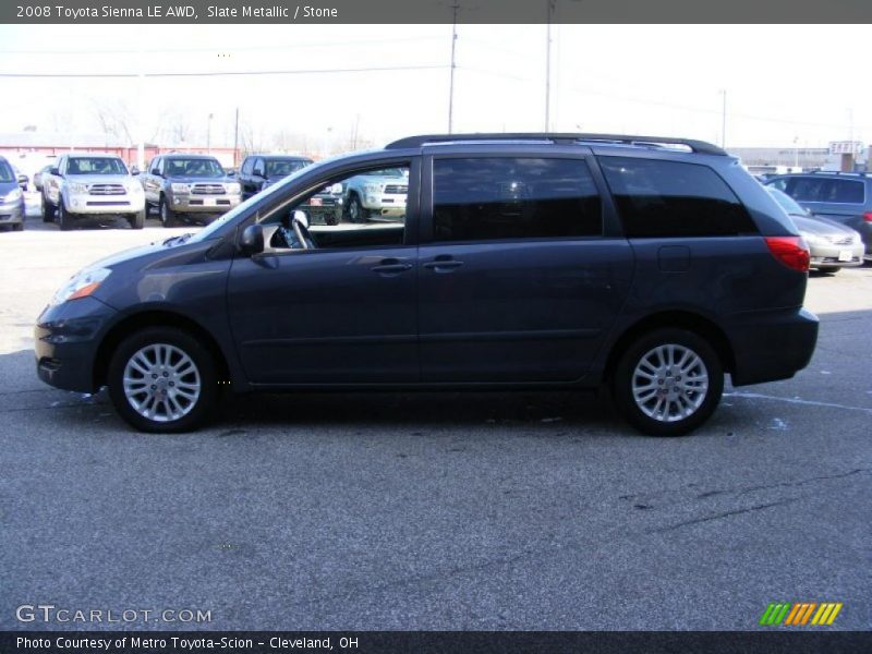 Slate Metallic / Stone 2008 Toyota Sienna LE AWD