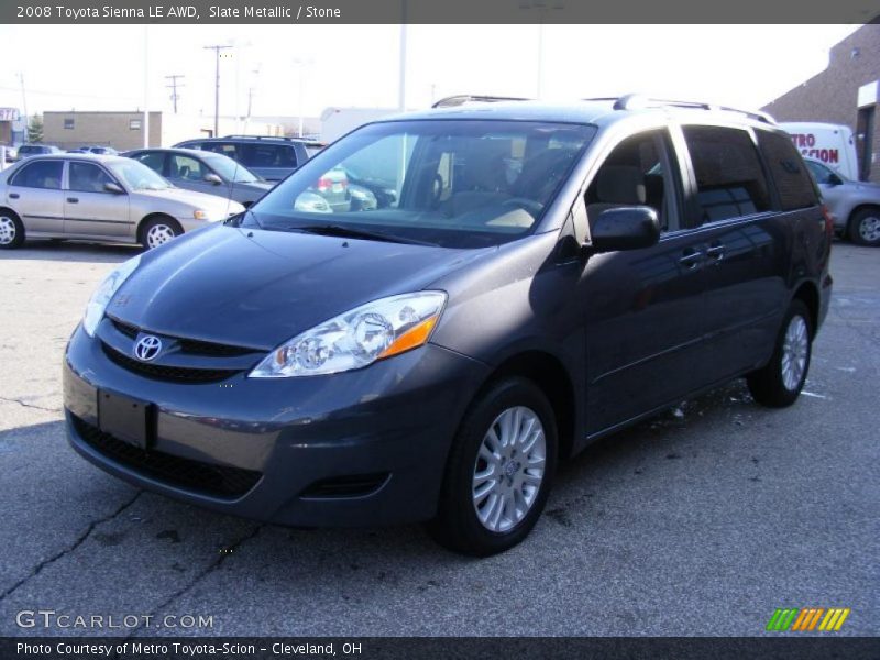 Slate Metallic / Stone 2008 Toyota Sienna LE AWD