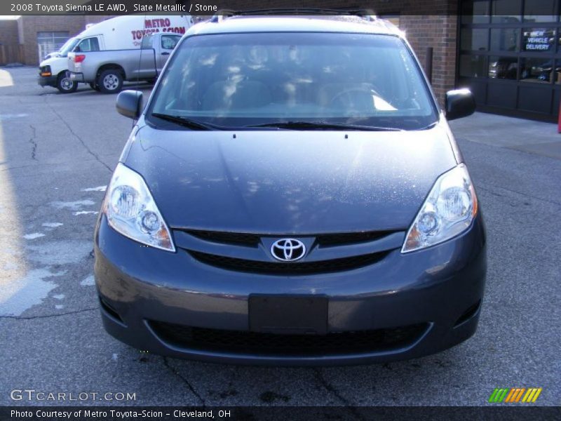 Slate Metallic / Stone 2008 Toyota Sienna LE AWD