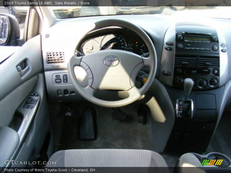 Slate Metallic / Stone 2008 Toyota Sienna LE AWD