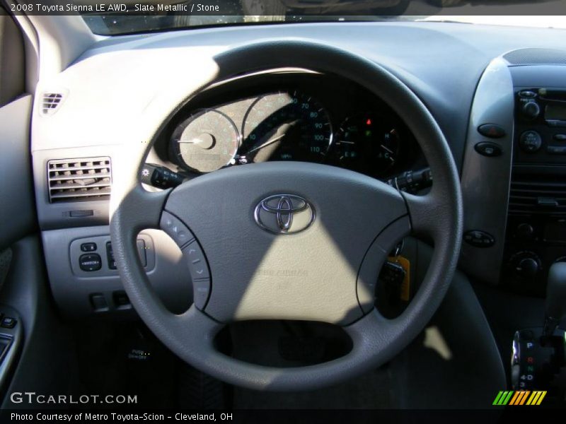 Slate Metallic / Stone 2008 Toyota Sienna LE AWD