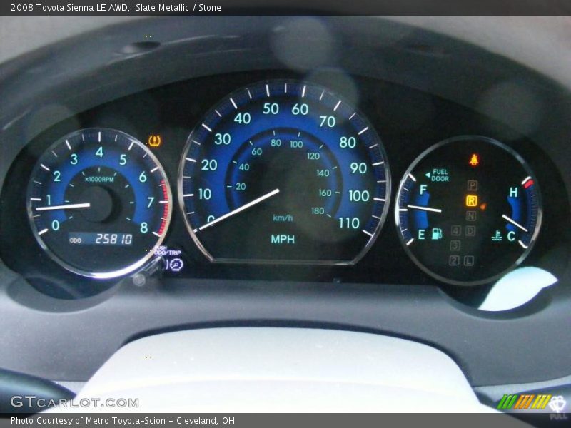 Slate Metallic / Stone 2008 Toyota Sienna LE AWD