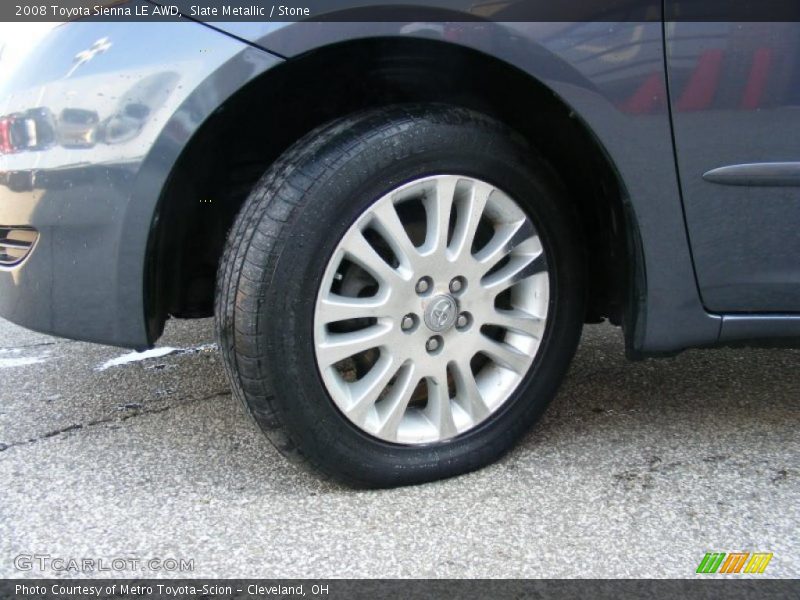 Slate Metallic / Stone 2008 Toyota Sienna LE AWD