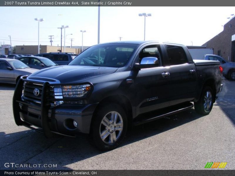 Slate Metallic / Graphite Gray 2007 Toyota Tundra Limited CrewMax 4x4
