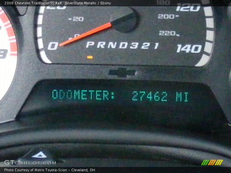 Silverstone Metallic / Ebony 2008 Chevrolet TrailBlazer SS 4x4