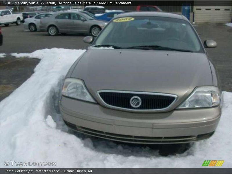 Arizona Beige Metallic / Medium Parchment 2002 Mercury Sable GS Sedan