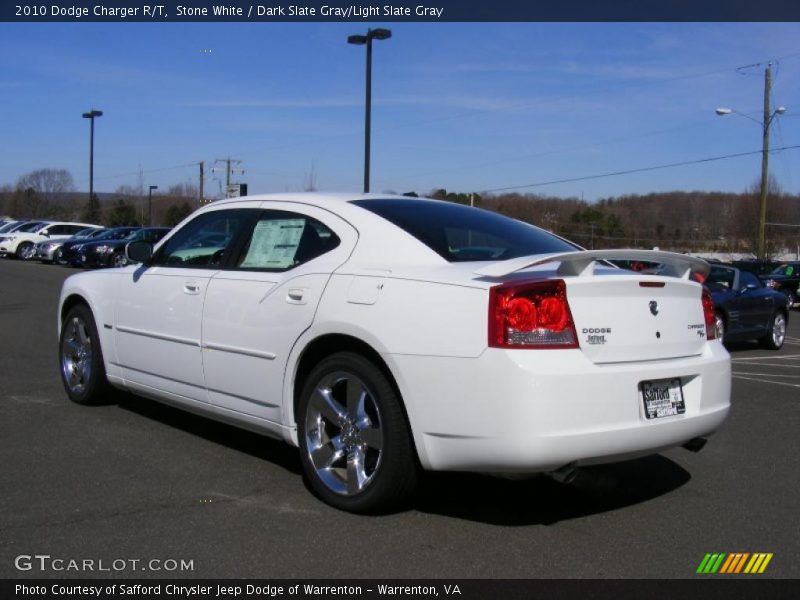 Stone White / Dark Slate Gray/Light Slate Gray 2010 Dodge Charger R/T