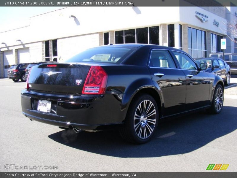 Brilliant Black Crystal Pearl / Dark Slate Gray 2010 Chrysler 300 300S V8
