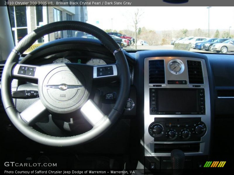 Brilliant Black Crystal Pearl / Dark Slate Gray 2010 Chrysler 300 300S V8