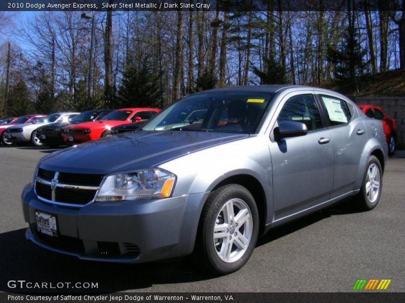 Silver Steel Metallic / Dark Slate Gray 2010 Dodge Avenger Express