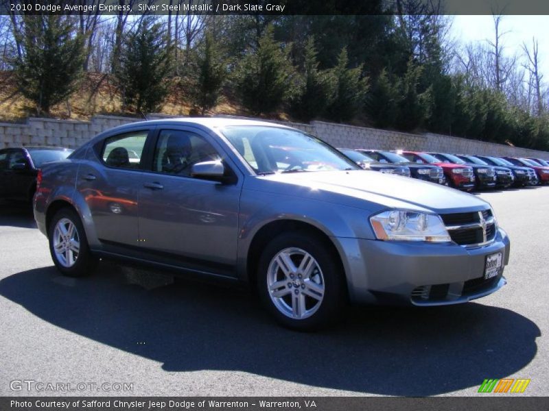 Silver Steel Metallic / Dark Slate Gray 2010 Dodge Avenger Express
