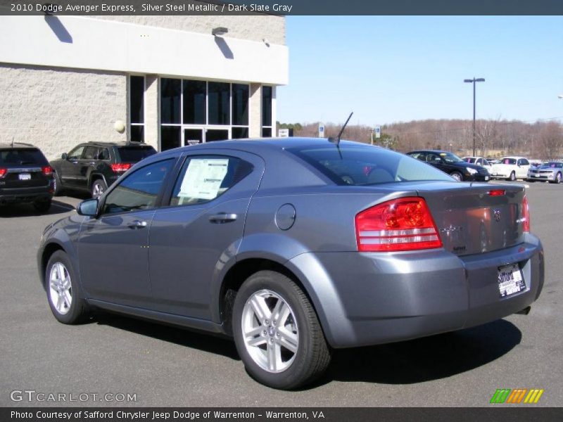 Silver Steel Metallic / Dark Slate Gray 2010 Dodge Avenger Express