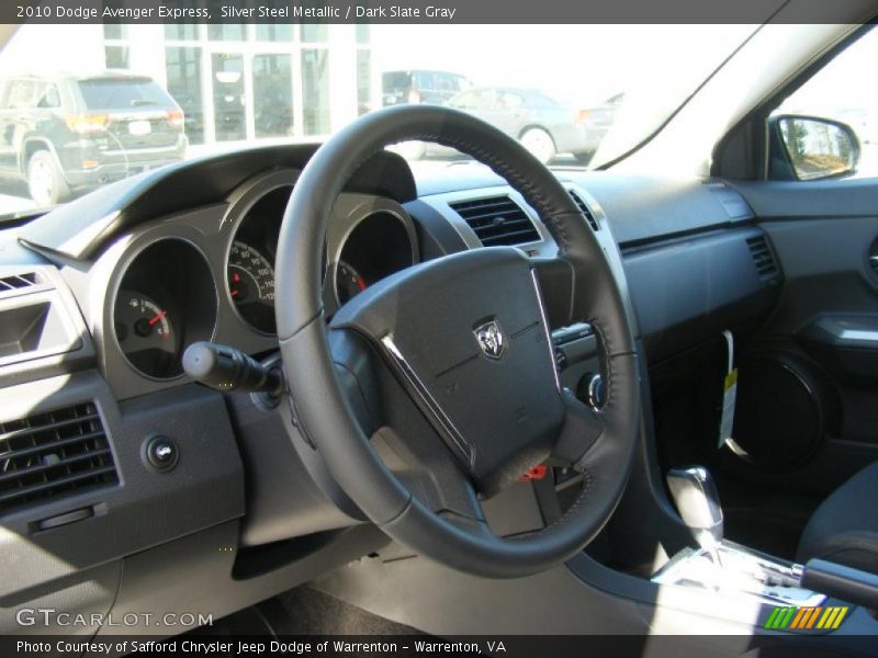 Silver Steel Metallic / Dark Slate Gray 2010 Dodge Avenger Express