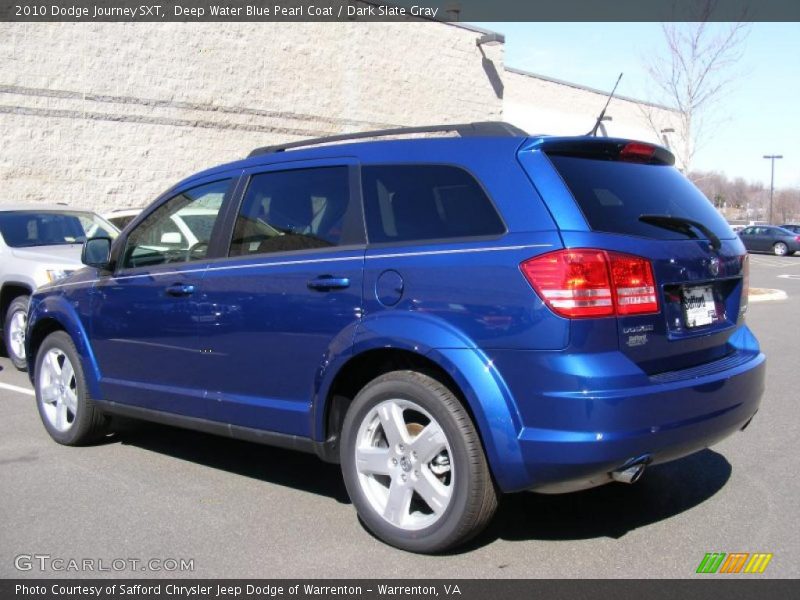 Deep Water Blue Pearl Coat / Dark Slate Gray 2010 Dodge Journey SXT