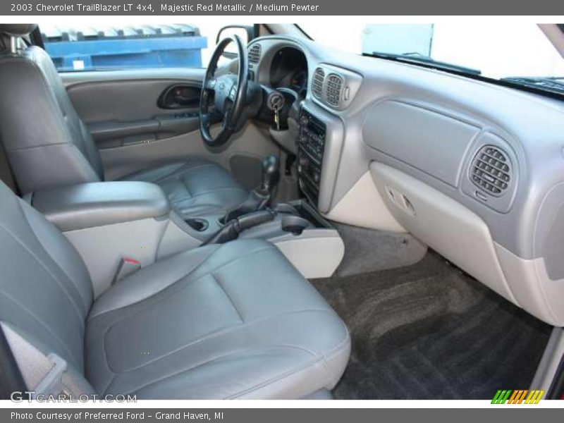 Majestic Red Metallic / Medium Pewter 2003 Chevrolet TrailBlazer LT 4x4