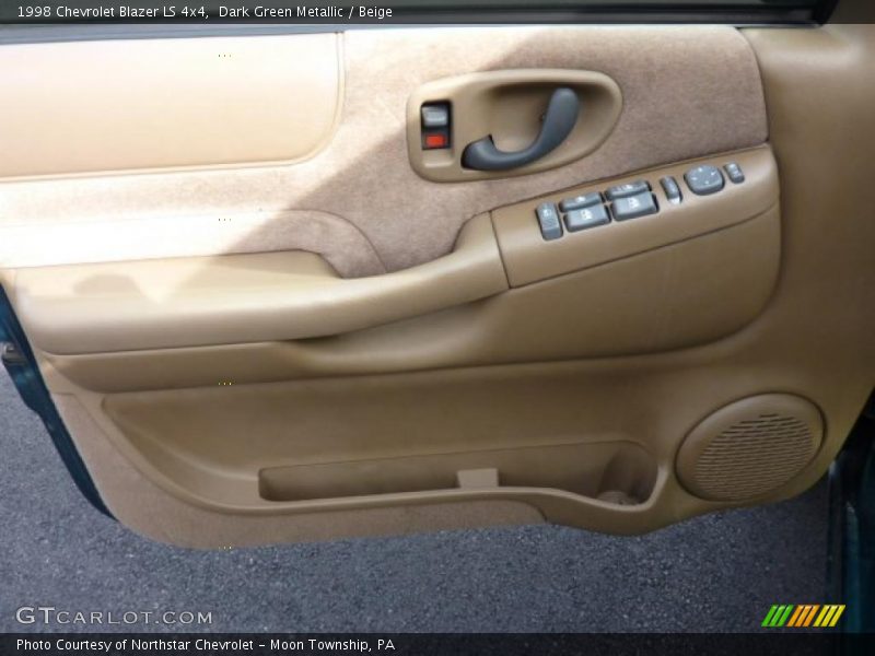 Dark Green Metallic / Beige 1998 Chevrolet Blazer LS 4x4