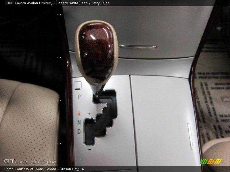 Blizzard White Pearl / Ivory Beige 2008 Toyota Avalon Limited