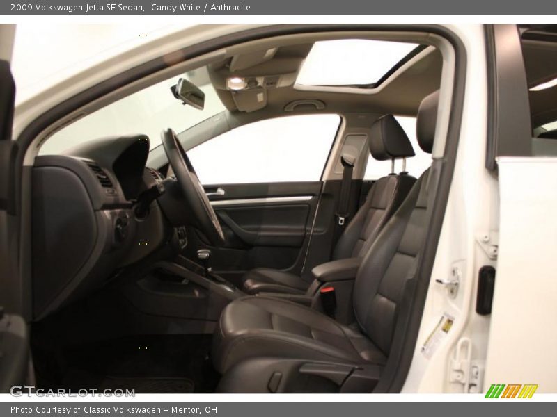Candy White / Anthracite 2009 Volkswagen Jetta SE Sedan