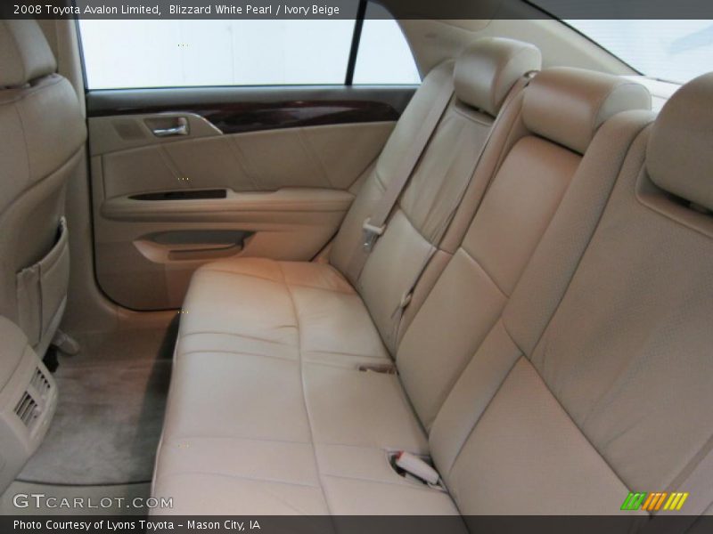 Blizzard White Pearl / Ivory Beige 2008 Toyota Avalon Limited