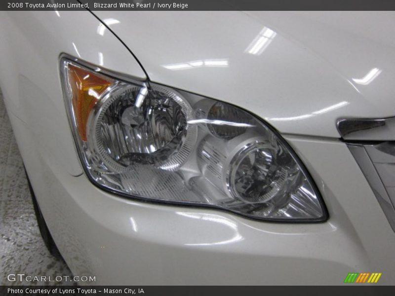 Blizzard White Pearl / Ivory Beige 2008 Toyota Avalon Limited
