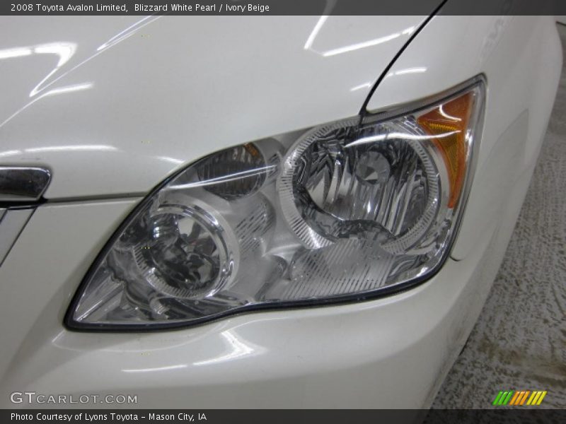 Blizzard White Pearl / Ivory Beige 2008 Toyota Avalon Limited