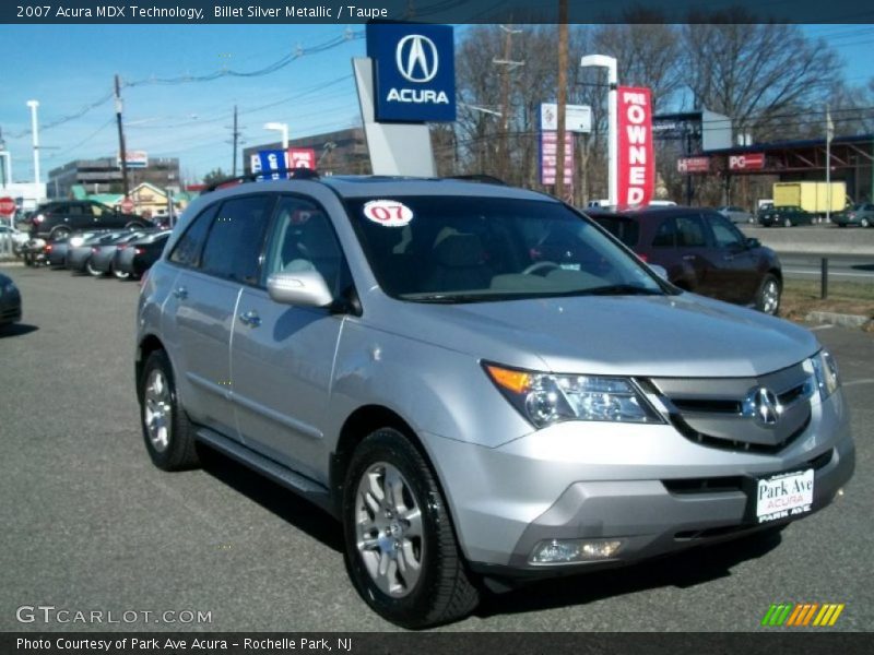 Billet Silver Metallic / Taupe 2007 Acura MDX Technology