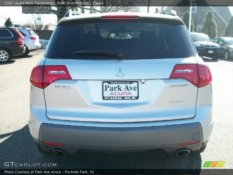 Billet Silver Metallic / Taupe 2007 Acura MDX Technology