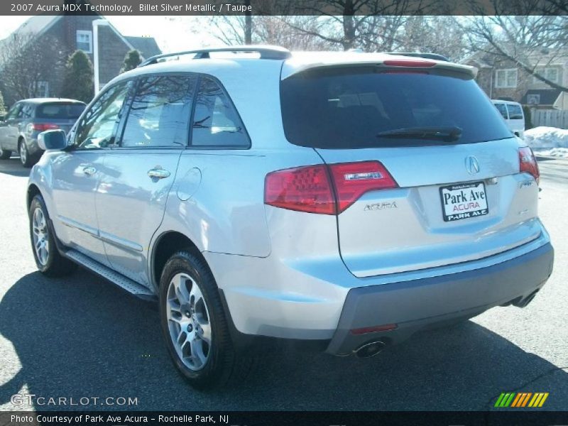 Billet Silver Metallic / Taupe 2007 Acura MDX Technology