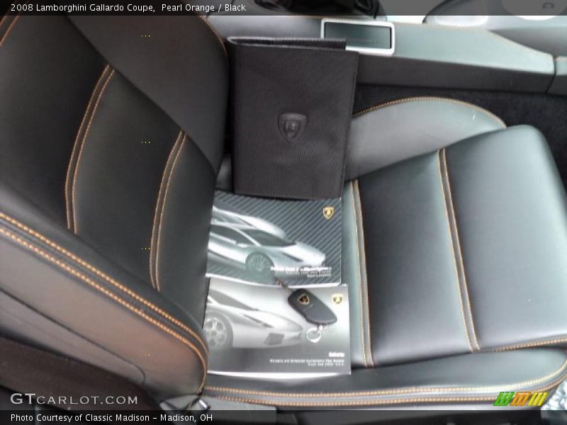 Pearl Orange / Black 2008 Lamborghini Gallardo Coupe