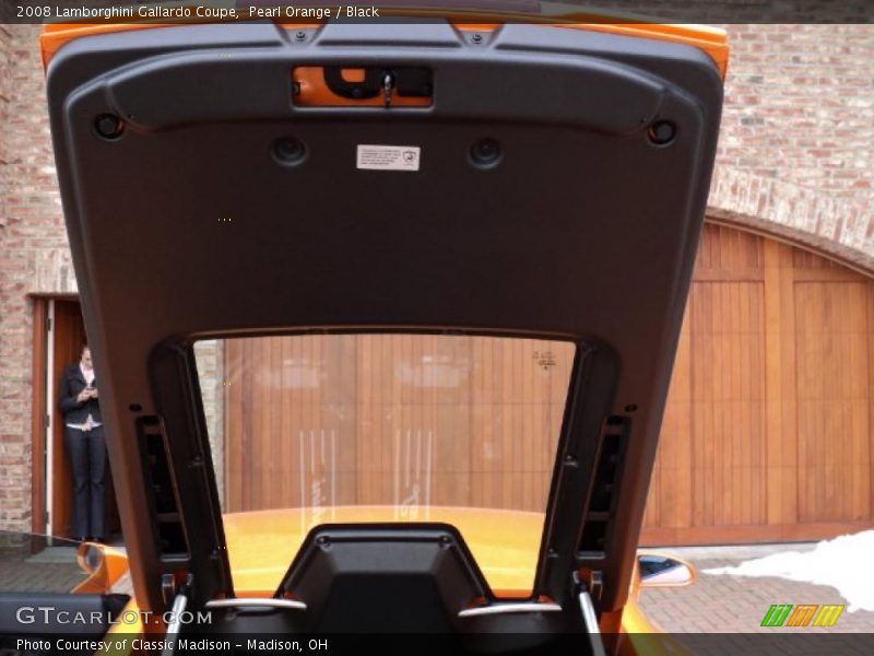 Pearl Orange / Black 2008 Lamborghini Gallardo Coupe