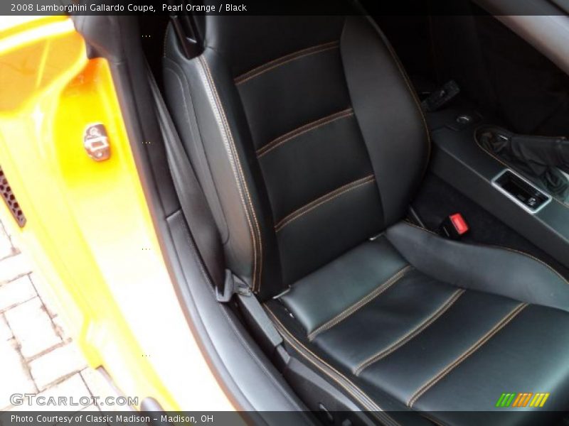 Pearl Orange / Black 2008 Lamborghini Gallardo Coupe