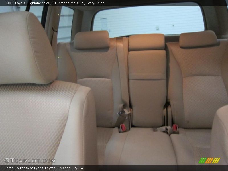 Bluestone Metallic / Ivory Beige 2007 Toyota Highlander V6