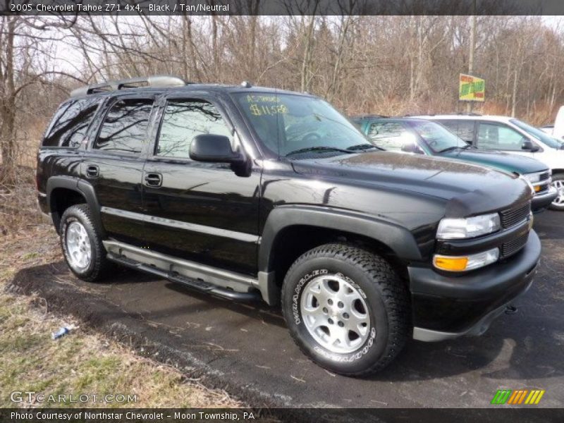 Black / Tan/Neutral 2005 Chevrolet Tahoe Z71 4x4