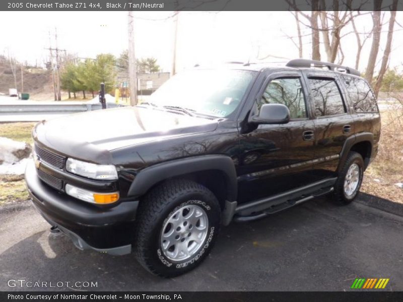 Black / Tan/Neutral 2005 Chevrolet Tahoe Z71 4x4
