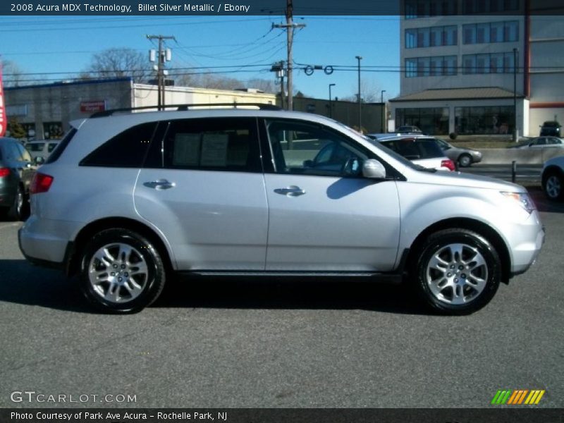 Billet Silver Metallic / Ebony 2008 Acura MDX Technology