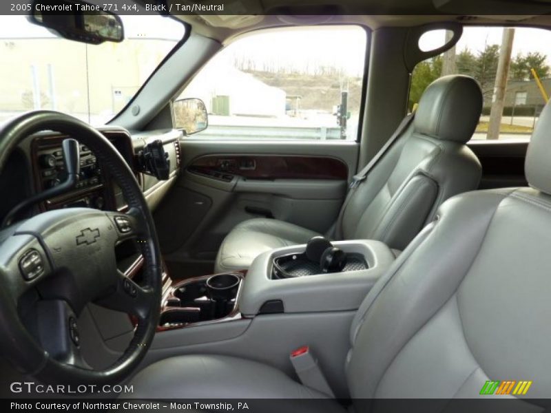 Black / Tan/Neutral 2005 Chevrolet Tahoe Z71 4x4