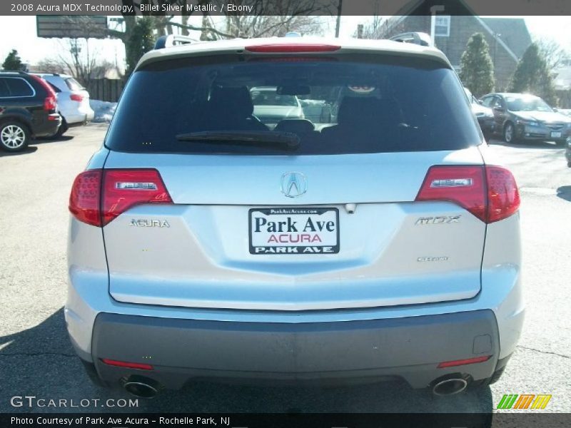 Billet Silver Metallic / Ebony 2008 Acura MDX Technology