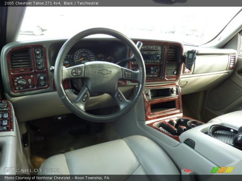 Black / Tan/Neutral 2005 Chevrolet Tahoe Z71 4x4