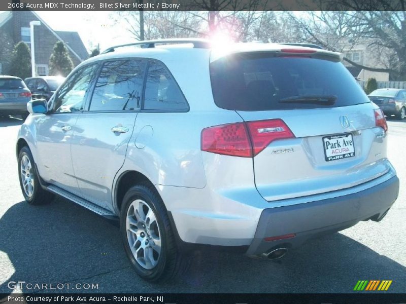 Billet Silver Metallic / Ebony 2008 Acura MDX Technology