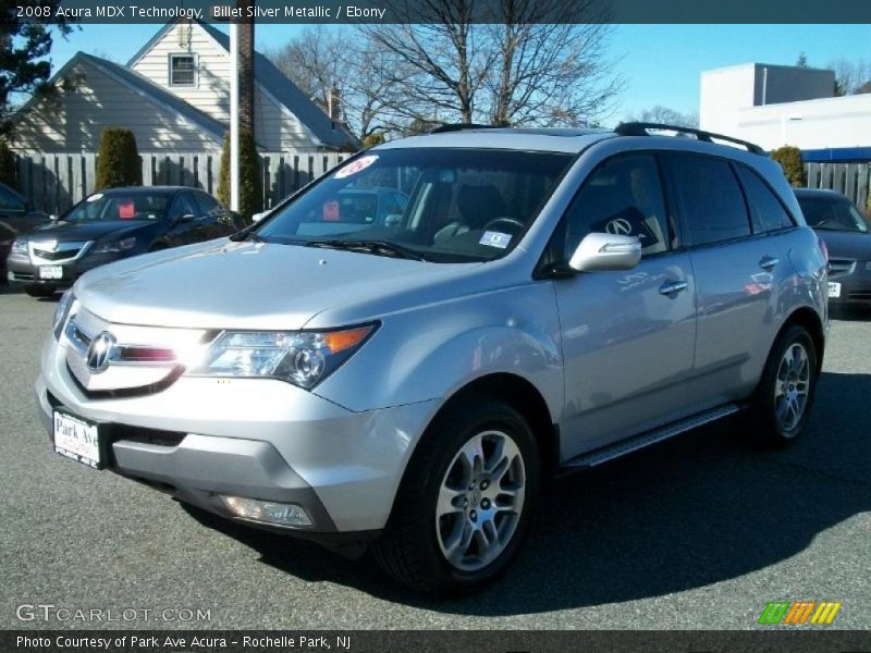 Billet Silver Metallic / Ebony 2008 Acura MDX Technology