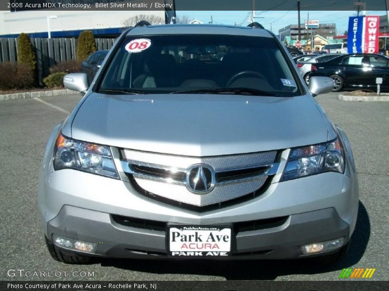Billet Silver Metallic / Ebony 2008 Acura MDX Technology