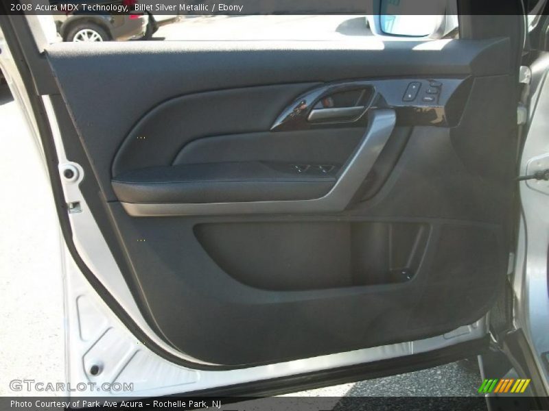 Billet Silver Metallic / Ebony 2008 Acura MDX Technology