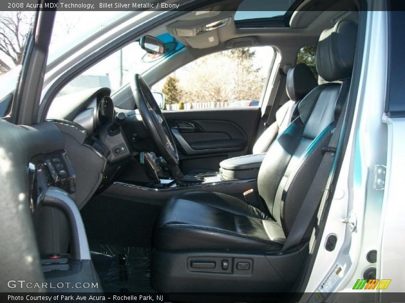 Billet Silver Metallic / Ebony 2008 Acura MDX Technology