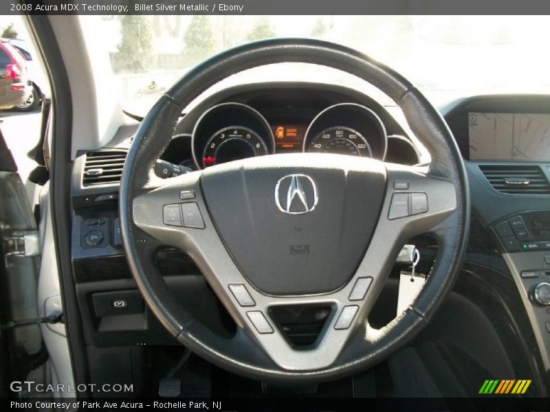 Billet Silver Metallic / Ebony 2008 Acura MDX Technology