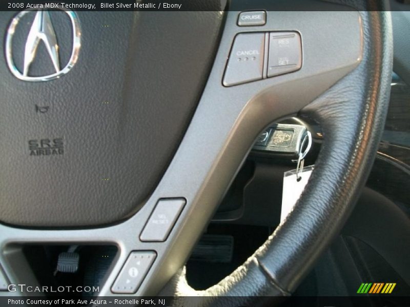 Billet Silver Metallic / Ebony 2008 Acura MDX Technology