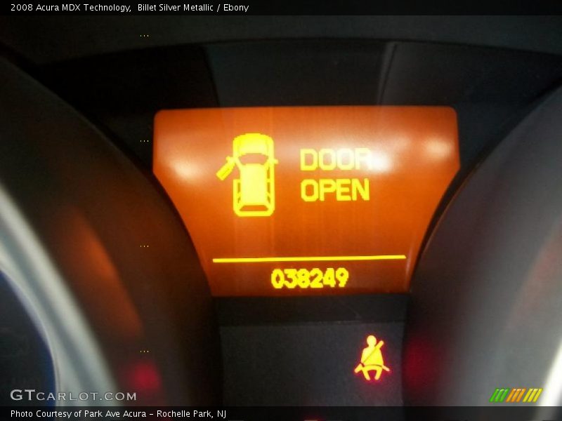 Billet Silver Metallic / Ebony 2008 Acura MDX Technology
