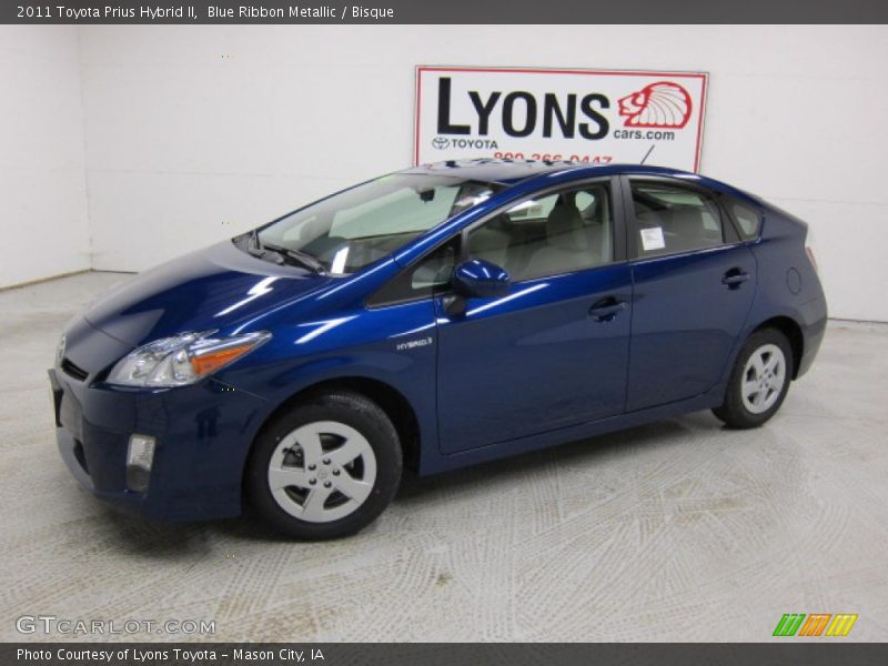 Blue Ribbon Metallic / Bisque 2011 Toyota Prius Hybrid II