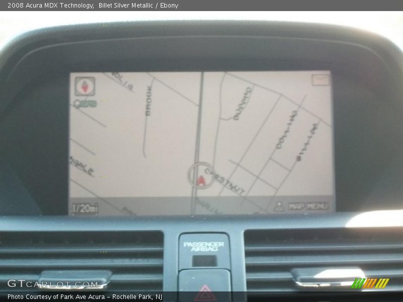 Billet Silver Metallic / Ebony 2008 Acura MDX Technology